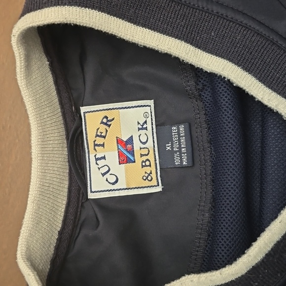 CUTTER & BUCK Vintage Navy Pullover Golf Sz XL - Picture 3 of 7